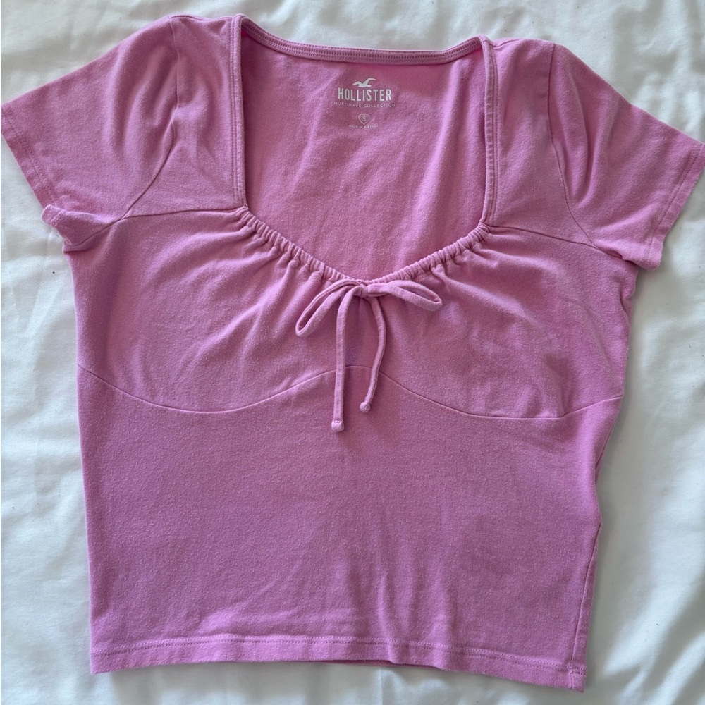 Hollister pink top size S